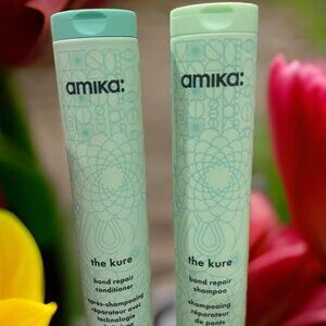 Amika Strength Hair Repair Routine Kure Set Shampoo Conditioner 9.2 oz
